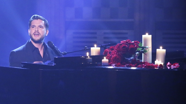 Kit Harrington performs Train's Drops of Jupiter