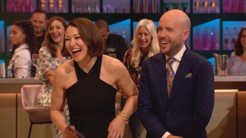 Emma Willis and Tom Allen
