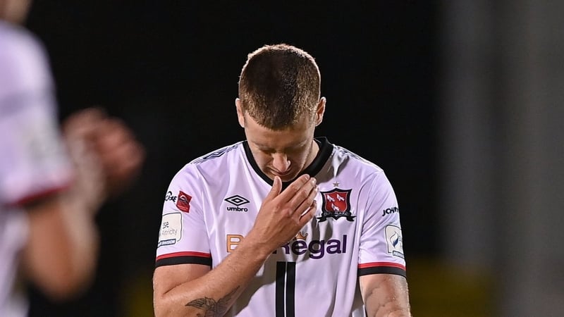 Patrick McEleney after last night's defeat for Dundalk