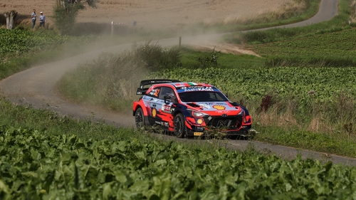 Craig Breen and Paul Nagle in their Hyundai i20 Coupe WR