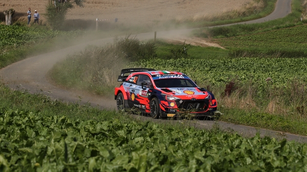 Craig Breen and Paul Nagle in their Hyundai i20 Coupe WR