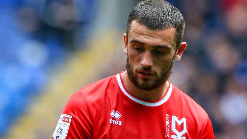 The Dubliner made his MK Dons debut at Bolton on 7 August