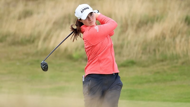 The two-time Olympian is in a tie for 15th