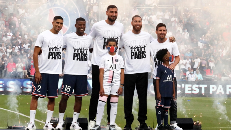 PSG had the new boys on show