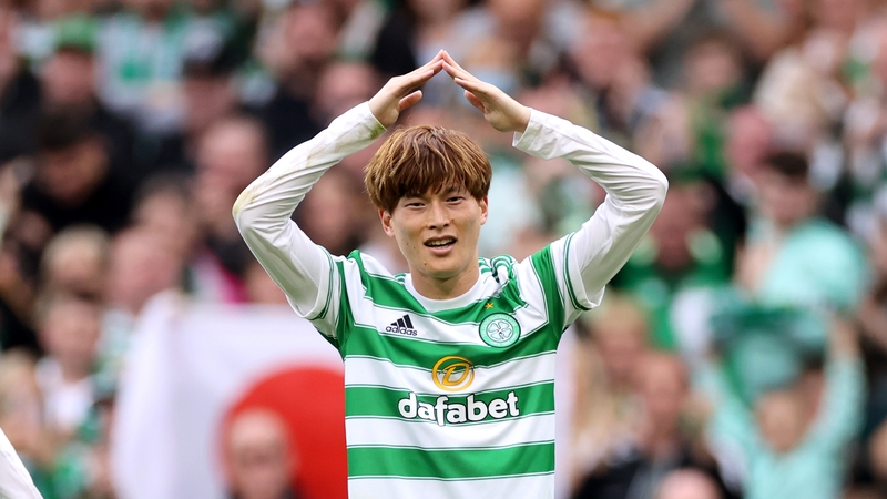 Kyogo Furuhashi was on target for the Hoops