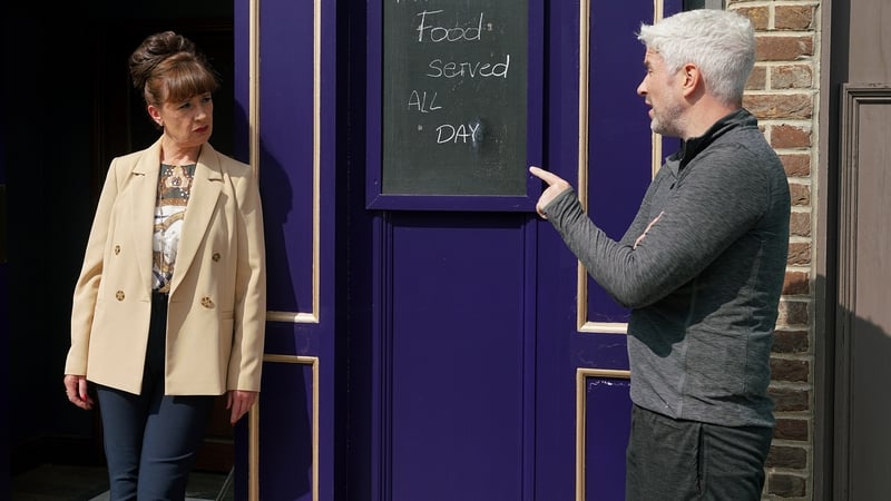 Dean takes Ger to task for her cruel treatment on his father on Fair City