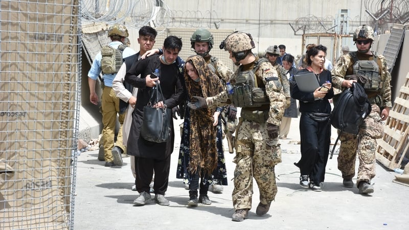 The United States hopes to evacuate a total of 30,000 American and Afghan civilians