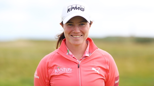 Leona Maguire during the Pro-AM at Carnoustie