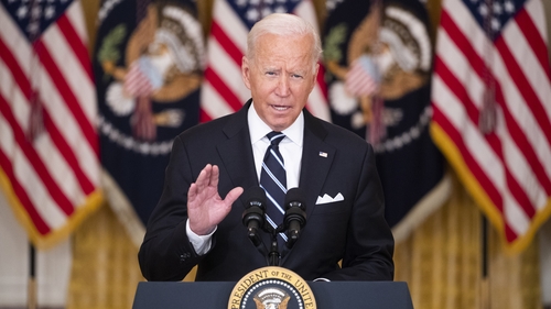 The US President said this evening that the Taliban is cooperating with the evacuation of Americans