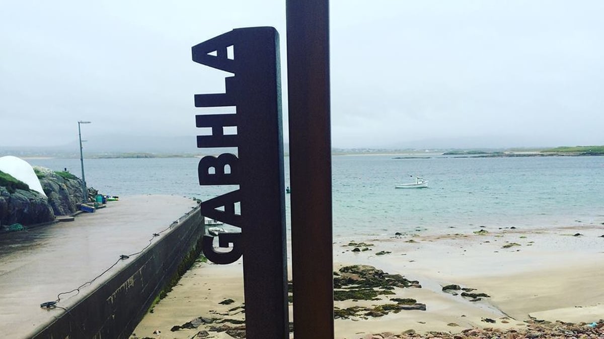 An Comhairleoir Contae John Shéamuis Ó Fearraigh.