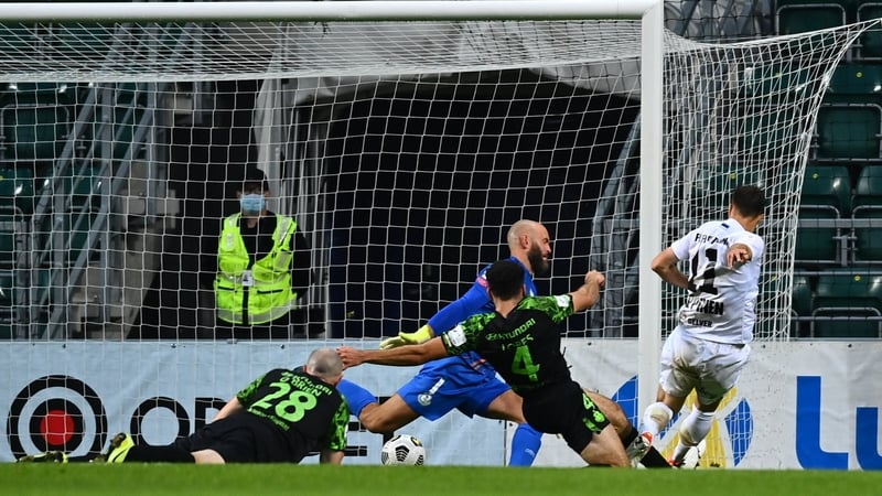 Shamrock Rovers conceded four times in Estonia