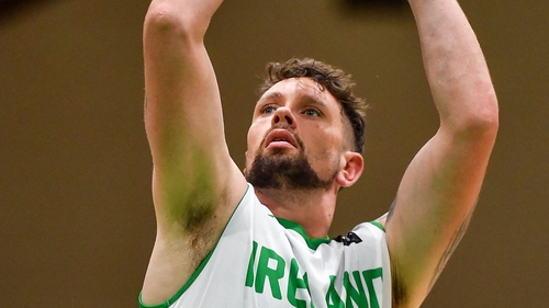 Jason Killeen in action during the FIBA Men's European Championship for Small Countries