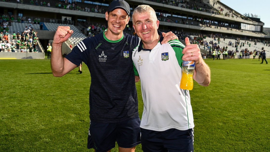 Paul Kinnerk (L) and John Kiely