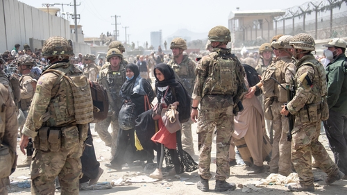 British armed forces work with the US military to evacuate eligible civilians and their families in Kabul