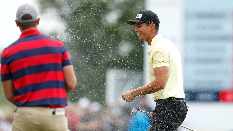 Johannes Veerman celebrates his victory