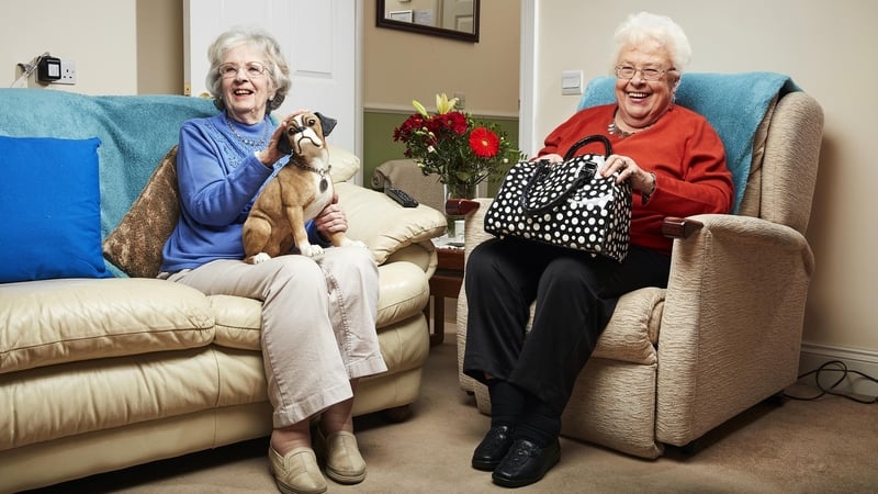 Gogglebox stars Mary Cook (left) and Marina Wingrove. It has been announced that Cook has died aged 92.