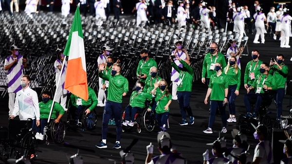 Britney Arendse and Jordan Lee carried the tricolour at the Olympic stadium