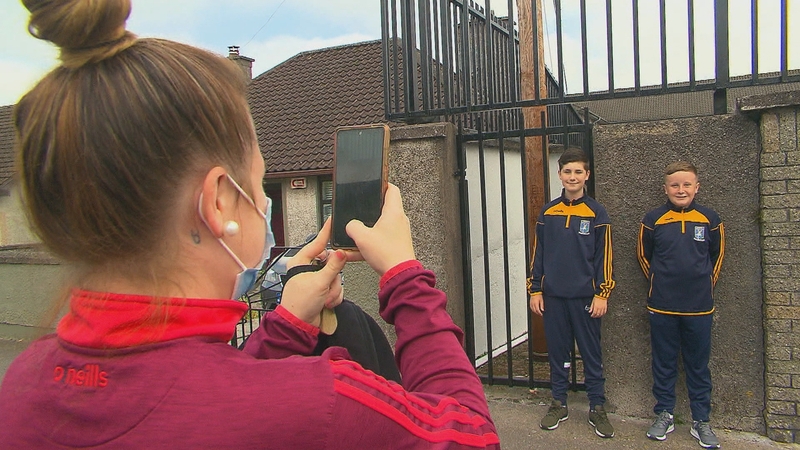 Students at Coláiste Éamann Rís in Cork City