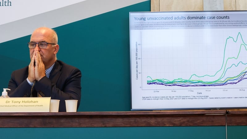 An Príomh-Oifigeach Leighis an Dr Tony Holohan