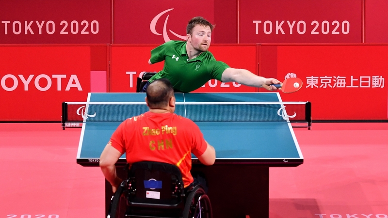 Colin Judge was edged out by Zhao Ping