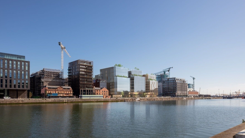 The development involves 66,718 square metres of office space in four blocks