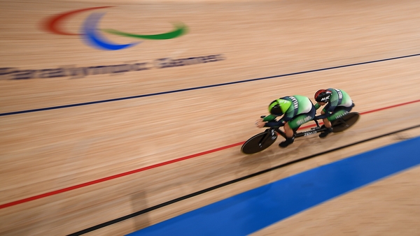 Katie-George Dunlevy, right, and Eve McCrystal of Ireland