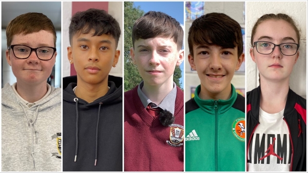 Pupils of Blakestown Community School in Dublin