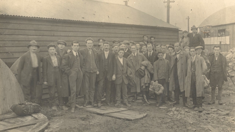 The prison camp was constructed by the British Authorities for convicted Republican prisoners in 1920