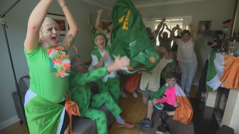 Ellen Keane's family and friends celebrate