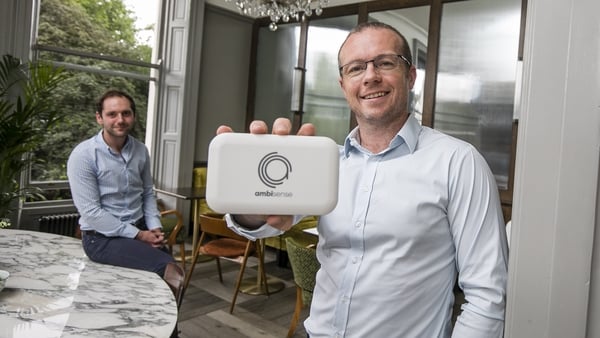 Mark Sykes of BGF with Stephen McNulty, the founder and CEO of Ambisense