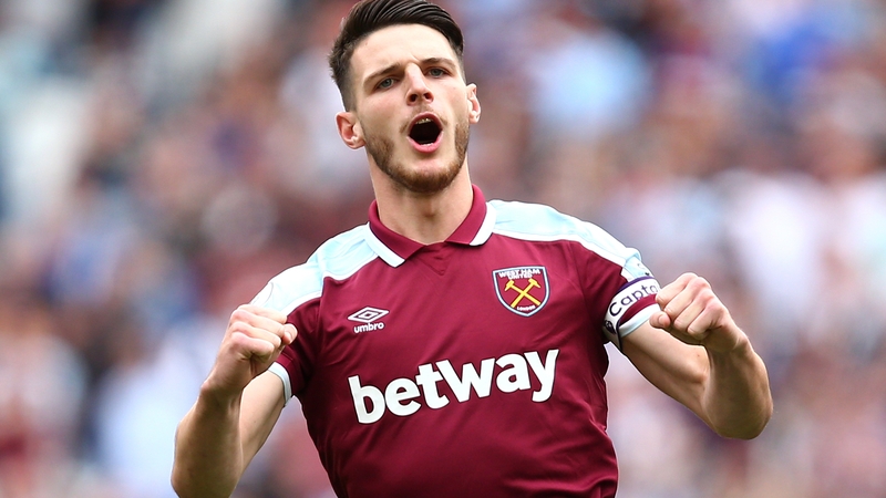 West Ham boss David Moyes has spoken highly of Declan Rice