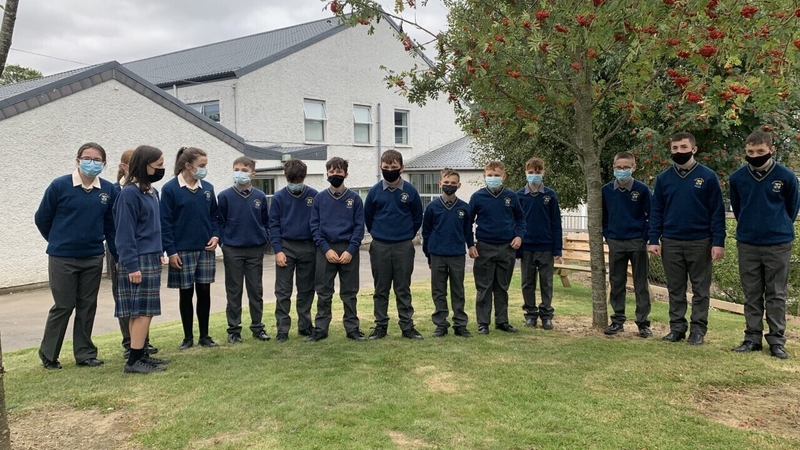 Seven sets of twins started at Coláiste Bhríde in Carnew today