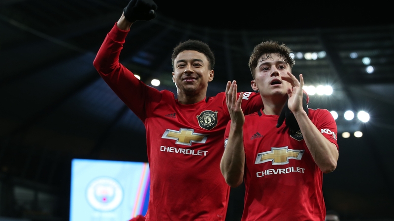 Jesse Lingard (L) and Daniel James could both be leaving Manchester United tomorrow