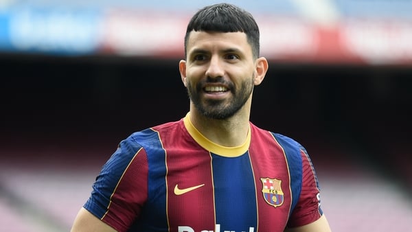Sergio Aguero is currently recovering form a calf injury