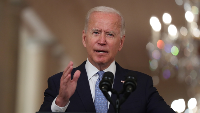 Joe Biden said he directed the Department of Justice and other agencies to "oversee a declassification review of documents"