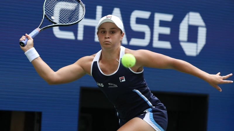 Barty hits a return to Russia's Vera Zvonareva