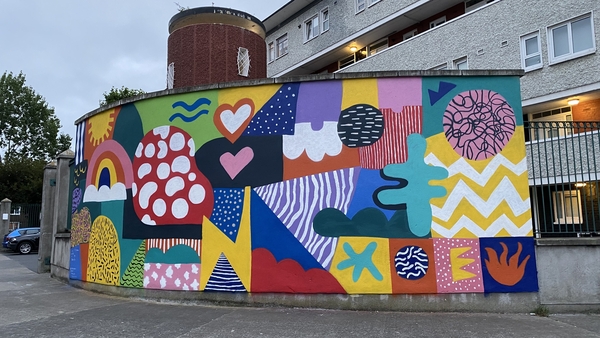 The mural was designed by young people who attend SWAN Youth Services