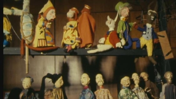 Puppets from the Eugene Lambert Puppet Theatre, Dún Laoghaire (1976)