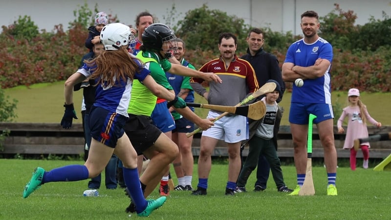 Helsinki Harps hurlers in action. Photo: Jeff McCarthy