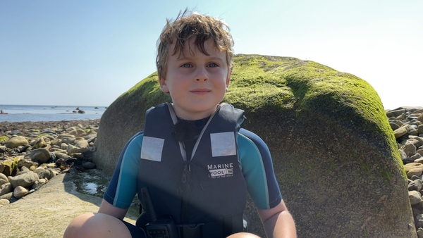 Shem Berry spent his summer holidays helping his dad and other Coastwatch volunteers with a seagrass restoration project in Co Wexford