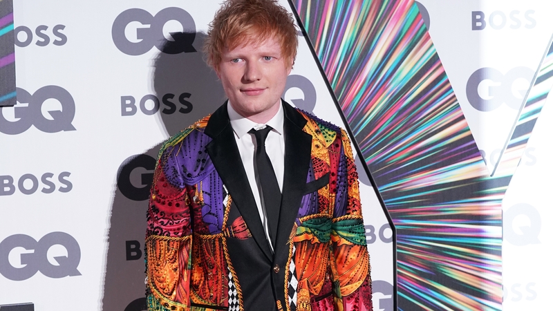 Ed Sheeran at the GQ Men of the Year Awards