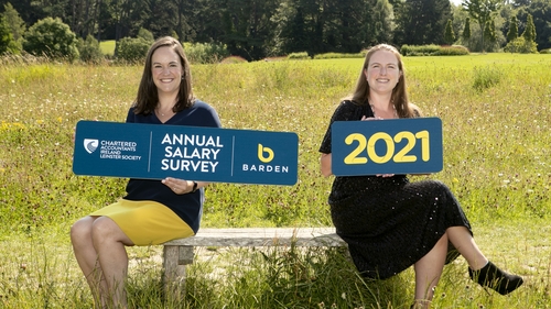 Elaine Brady, Managing Partner at Barden and Jilly Harvey, Chairperson of Chartered Accountants Ireland Leinster Society
