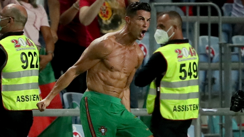 Ronaldo scored twice to deny Ireland in the World Cup qualifiers