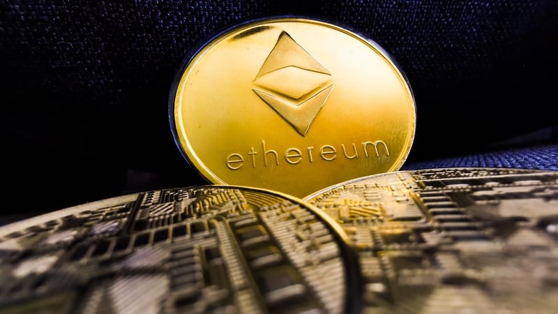 The token, linked to the ethereum blockchain, was up 5.02% to $3,976.57