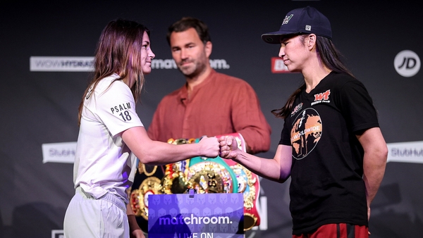 Katie Taylor, left, and Jennifer Han face-off tonight