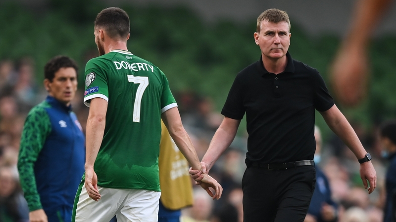 Stephen Kenny said that the goal on the stroke of half-time changed the narrative of the game