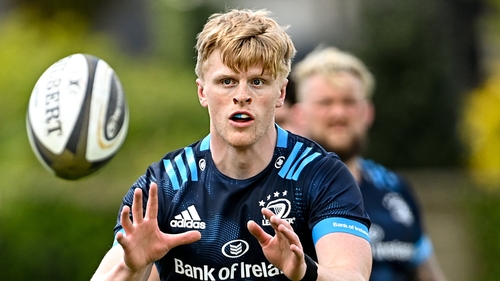 Tommy O'Brien is back training with Leinster