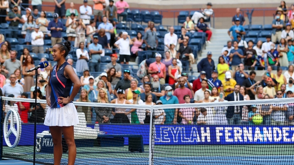 Leylah Fernandez's fairytale run continued