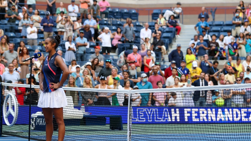 Leylah Fernandez's fairytale run continued