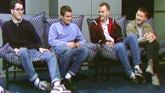 The Housemartins on 'Borderline' in 1986.